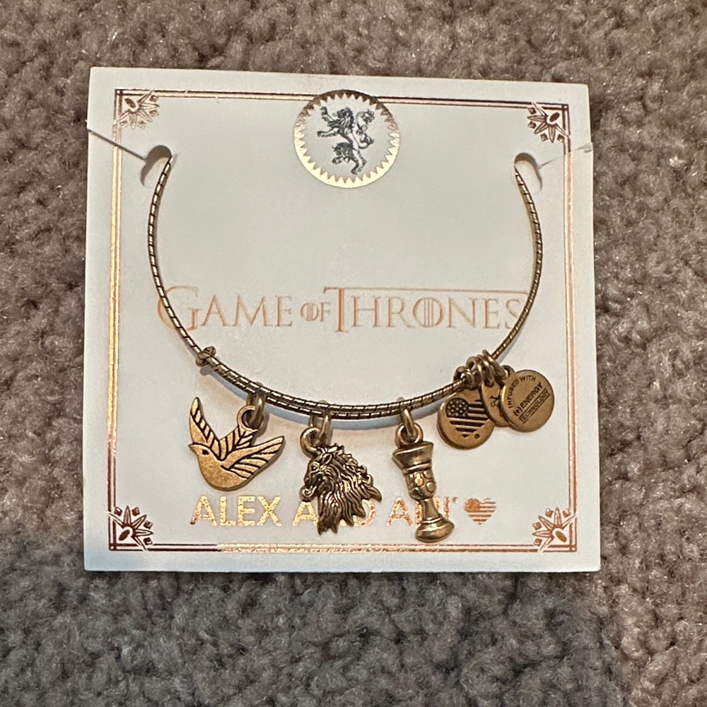 Game of Thrones House Lannister Charm Bangle Alex and Ani bracelet